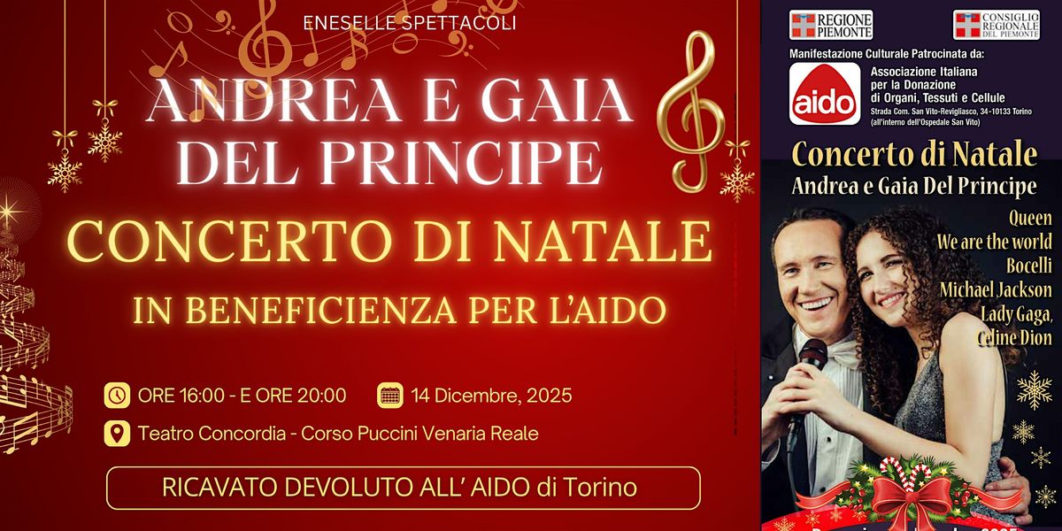 Copia di Concerto di Natale - Teatro Concordia, 14 December | Event in Venaria Reale | AllEvents