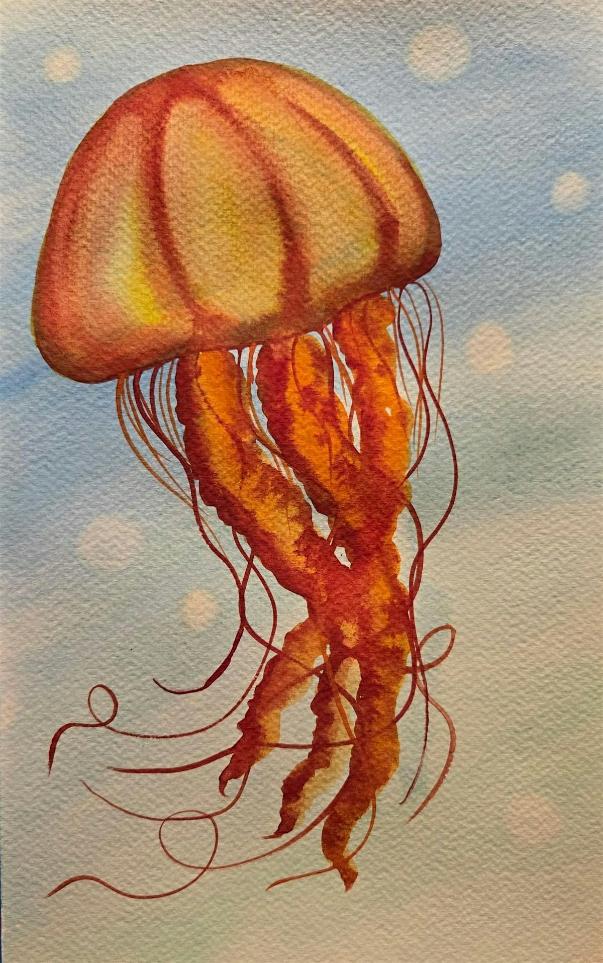 Jellyfish Watercolor Painting Class with Janie, 4 October | Event in Ormond Beach | AllEvents