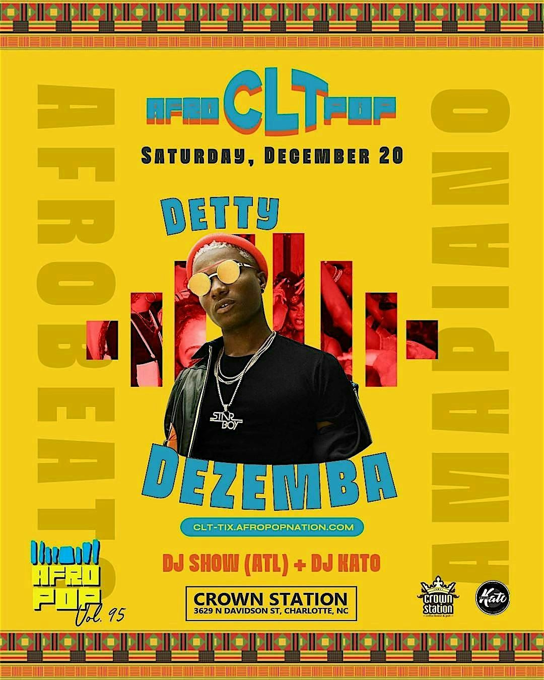 AfroPop! CLT, Vol.95: DETTY DEZEMBA!, 20 December | Event in Charlotte | AllEvents