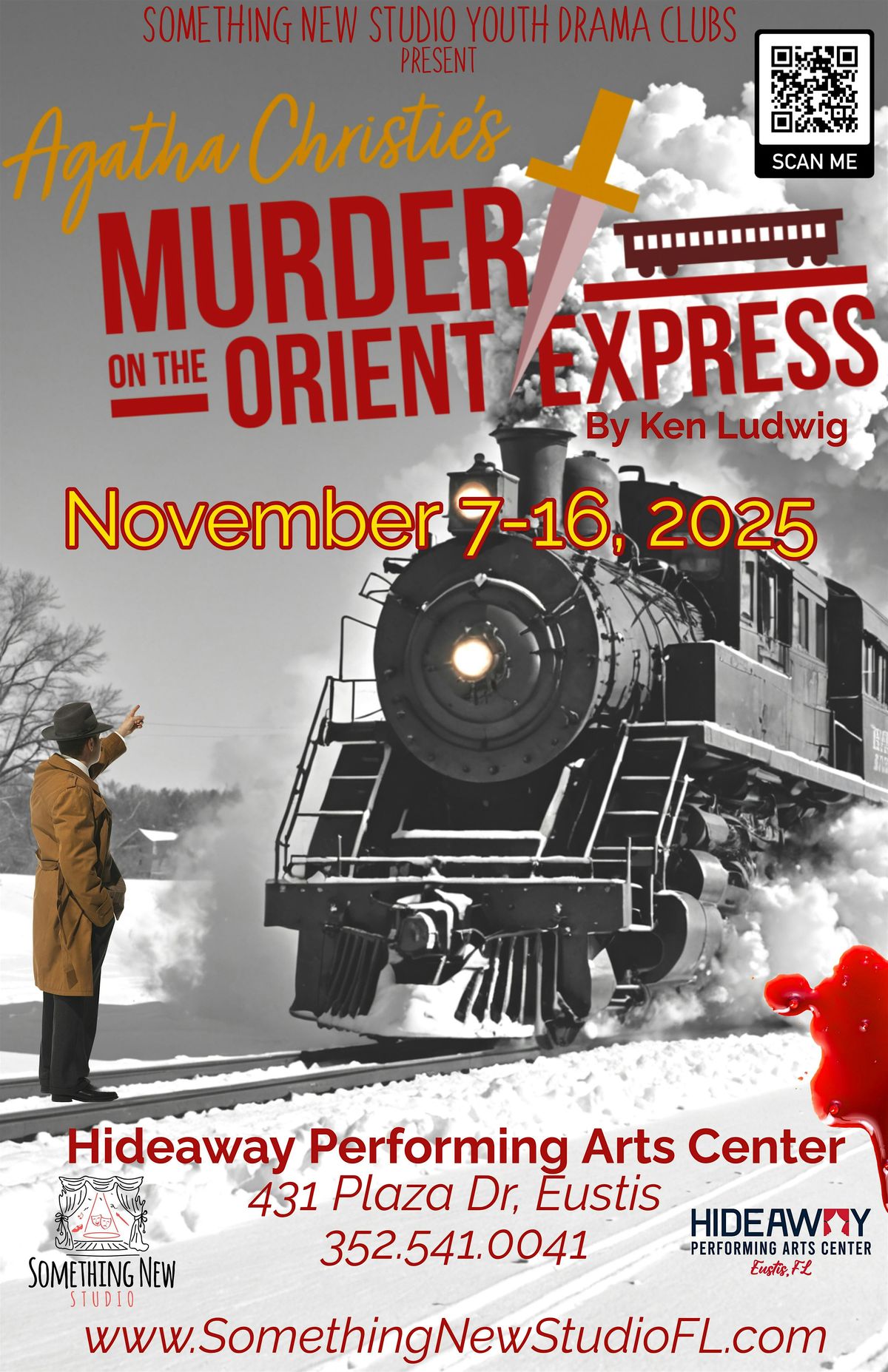 M**der on the Orient Express - Presented by Something New Youth Drama Clubs, 7 November | Event in Eustis