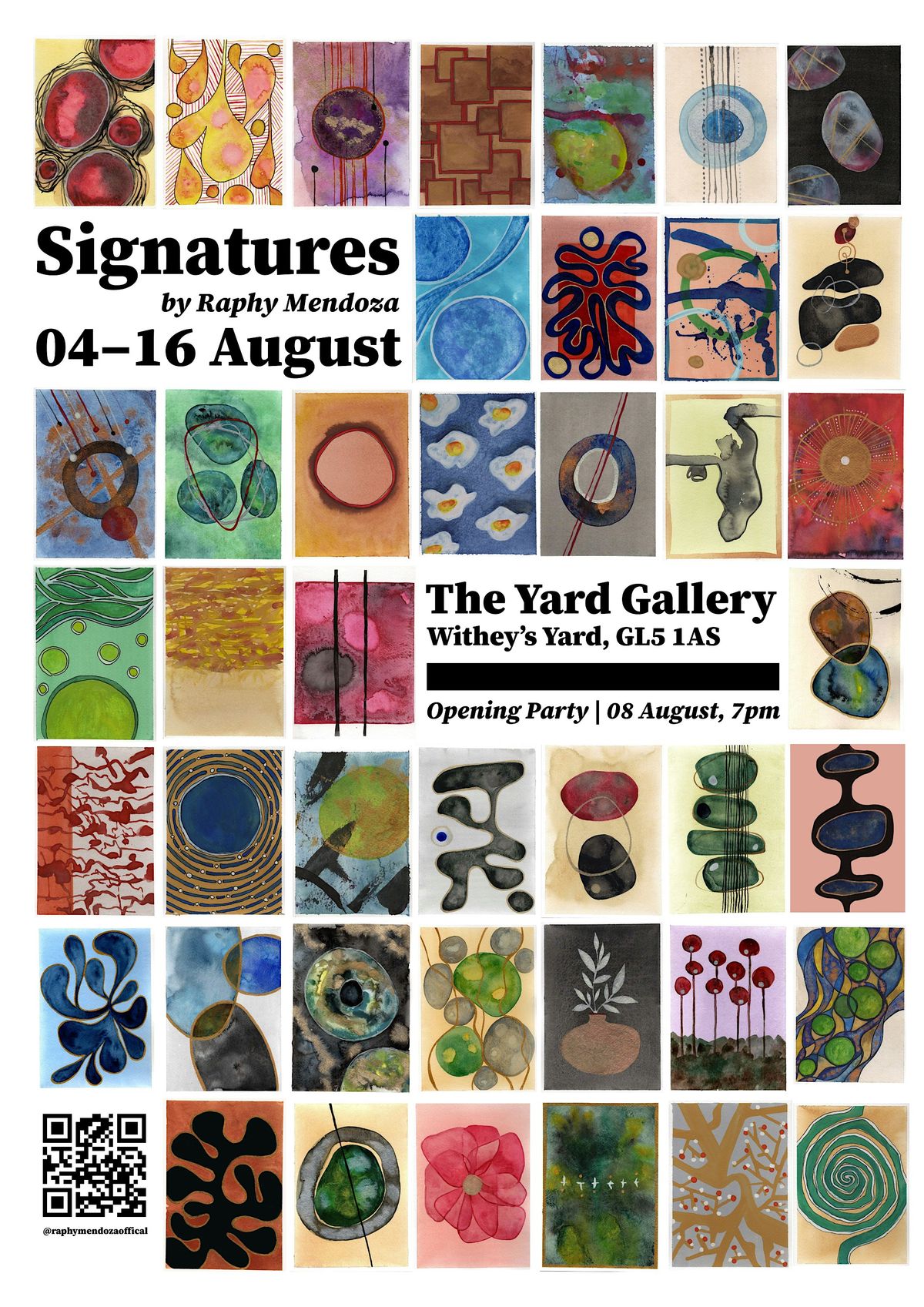 Signatures by Raphy Mendoza | Art Exhibition Opening Party, 8 August | Event in Stroud | AllEvents