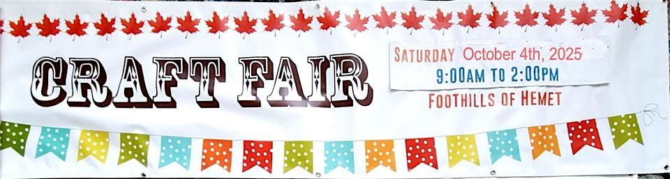 Craft Fair Festival is a local event that showcases a variety of artisans., 4 October | Event in Hemet | AllEvents