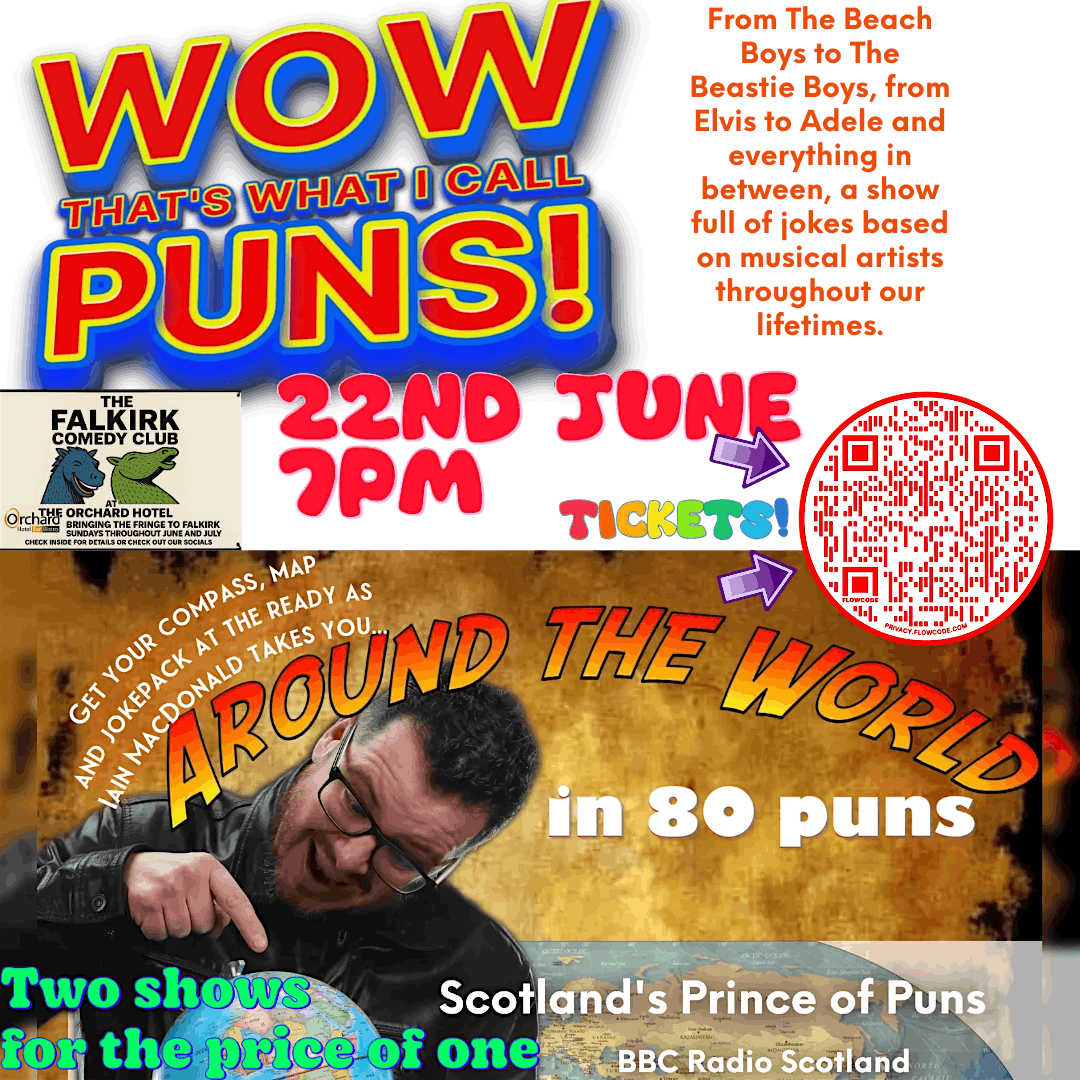 Falkirk Does the Fringe- Pun style, 22 June | Event in Falkirk | AllEvents