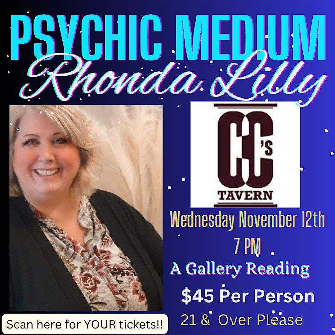 Psychic Medium Rhonda Lilly at CC's Tavern, 12 November | Event in Auburn | AllEvents
