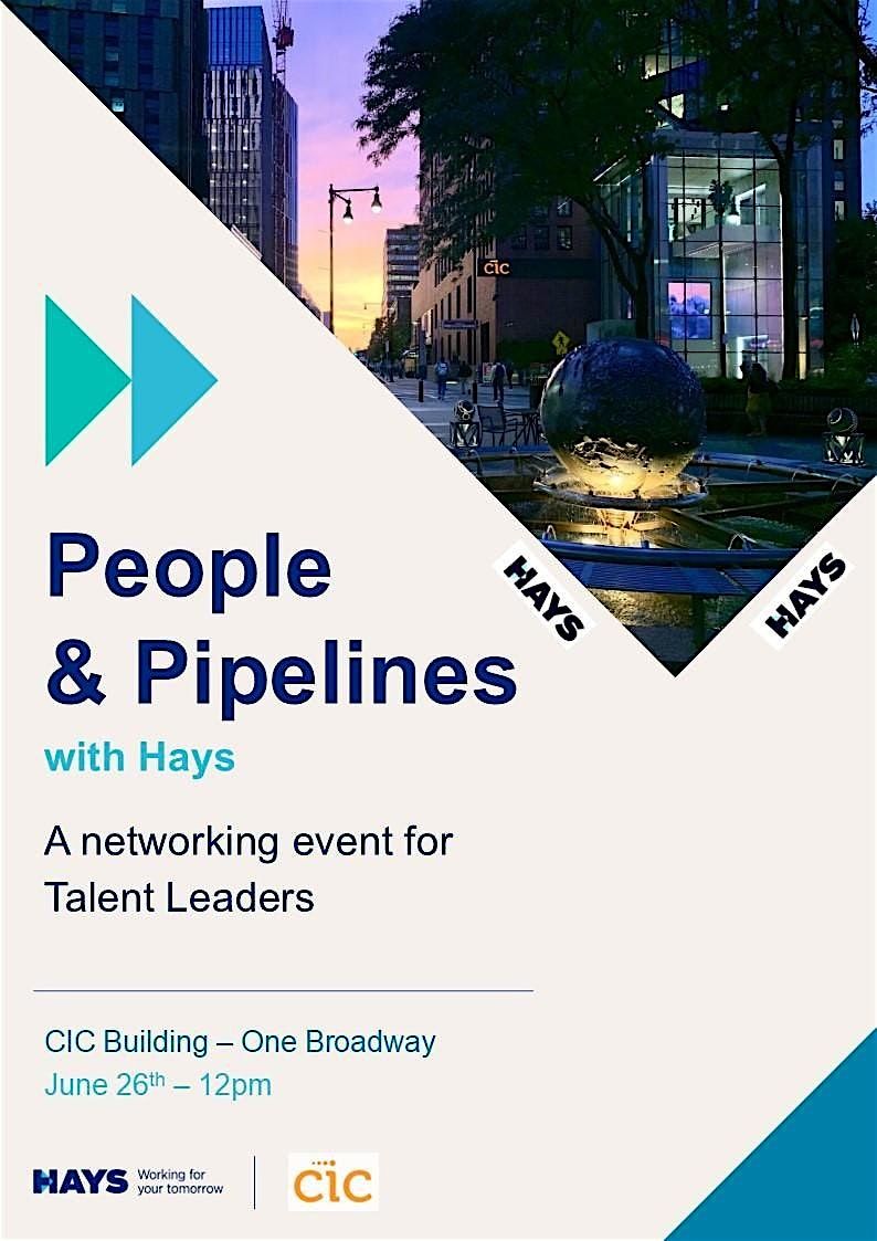 People and Pipelines: a Networking event for Talent Leaders in Biotech, 26 June | Event in Cambridge | AllEvents