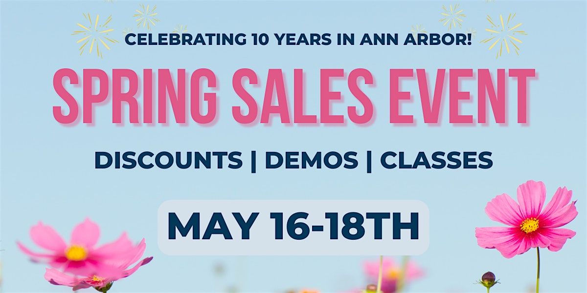 Spring Sales Event | Event in Ann Arbor | AllEvents