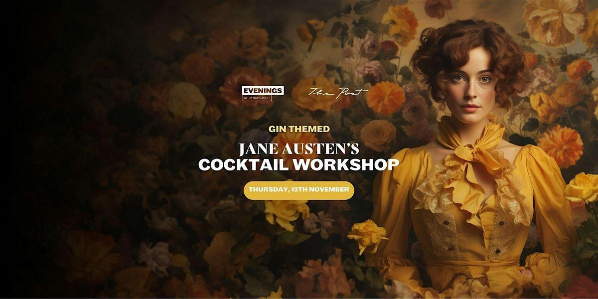 "Rye and Prejudice" - Cocktail Workshop inspired by Jane Austen - €46 pp, 13 November | AllEvents