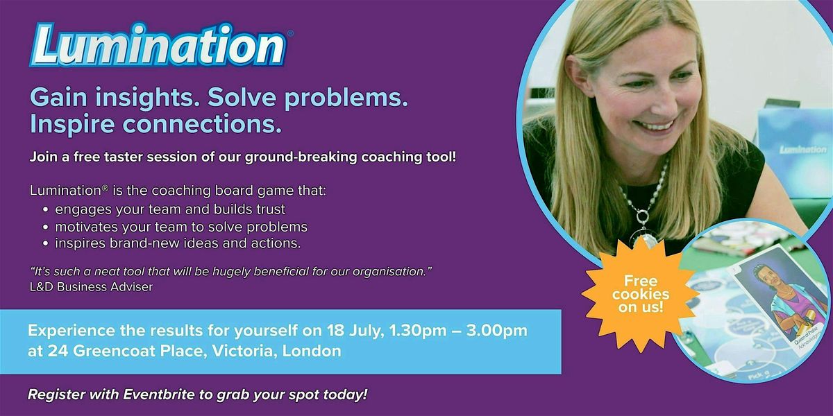 Lumination® Coaching Taster Session, 18 July | Event in London | AllEvents