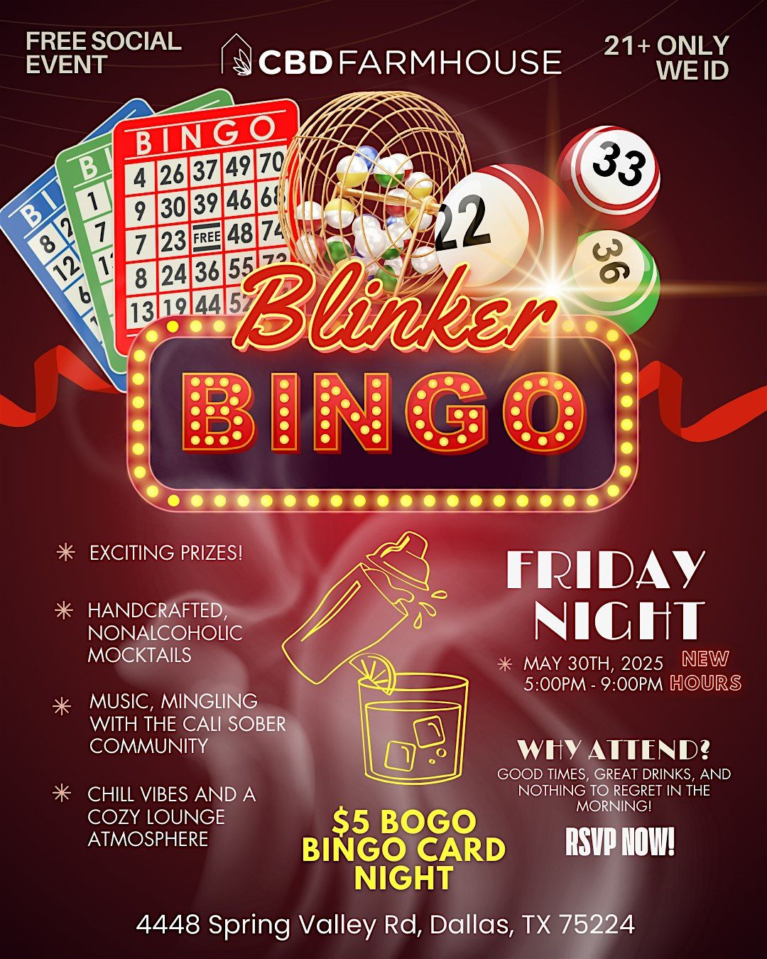 Blinker Bingo, 30 May | Event in Dallas | AllEvents