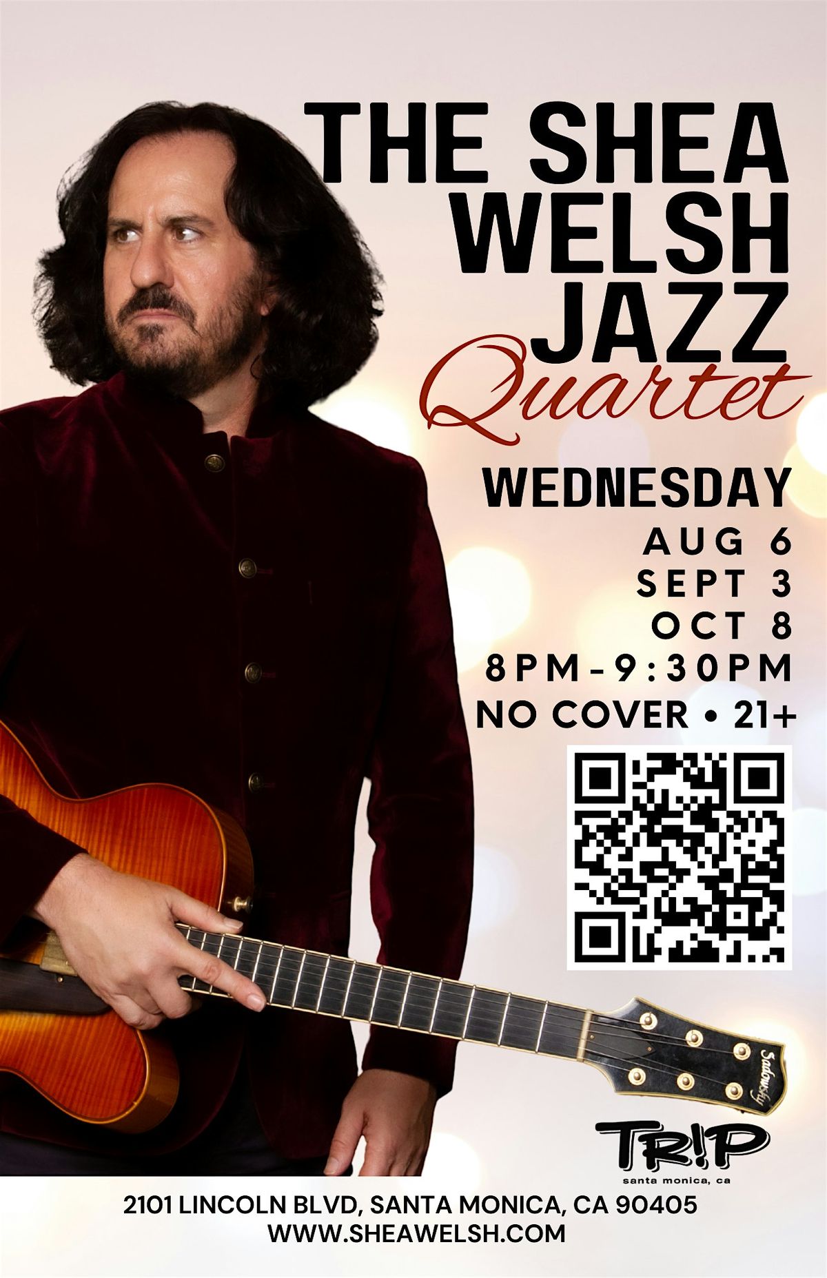 Jazz Night at Trip with The Shea Welsh Quartet, 3 September | Event in Santa Monica | AllEvents