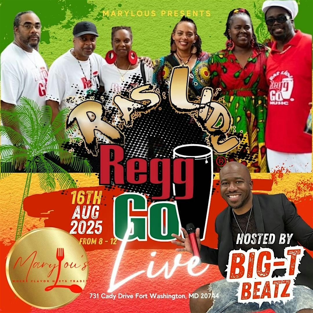 Marylou’s Reggae Night: w/ Ras Lidj Regg’Go Band & Hosted By Big-T Beatz, 16 August | Event in Fort Washington