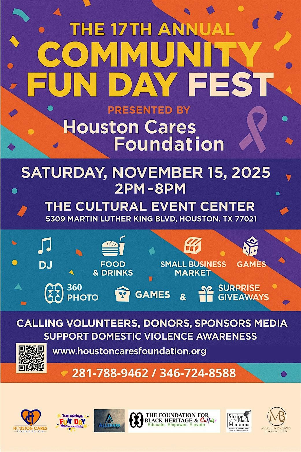 17th Annual Community Fun Day Fest, 15 November | Event in Houston | AllEvents