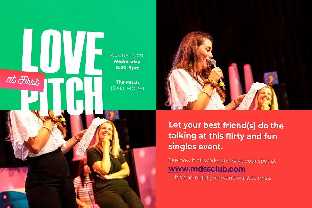 Love At First Pitch, 27 August | Event in Baltimore | AllEvents