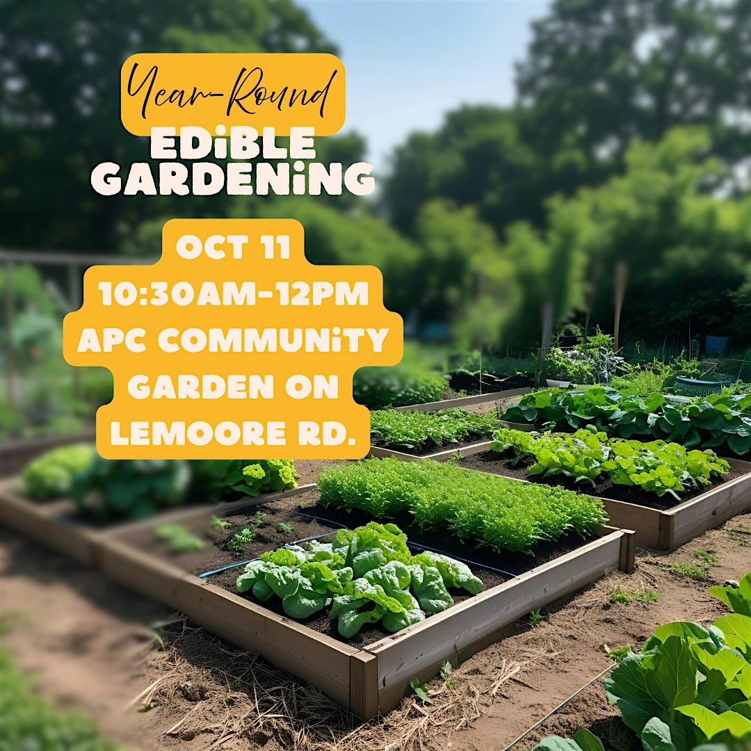Year-Round Edible Gardening hosted by Ploughshares Nursery, 1 October | Event in Alameda | AllEvents