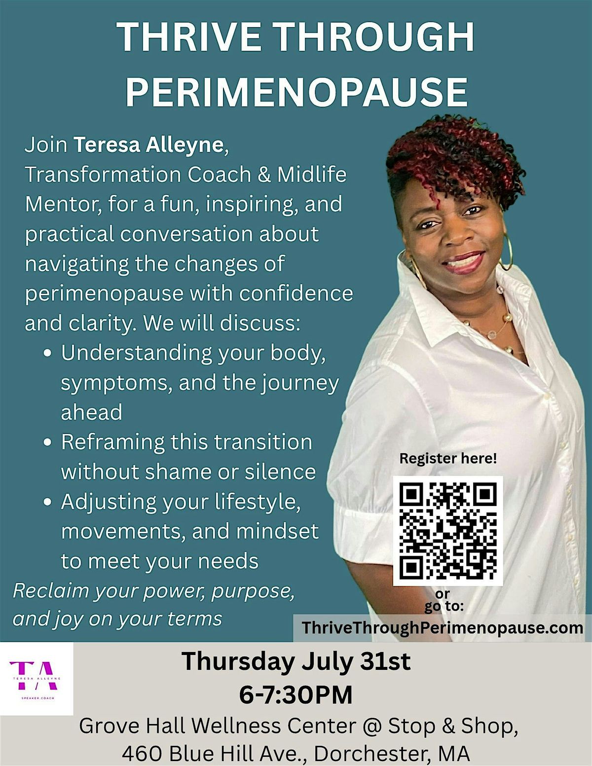 Thrive Through Perimenopause | Event in Boston | AllEvents