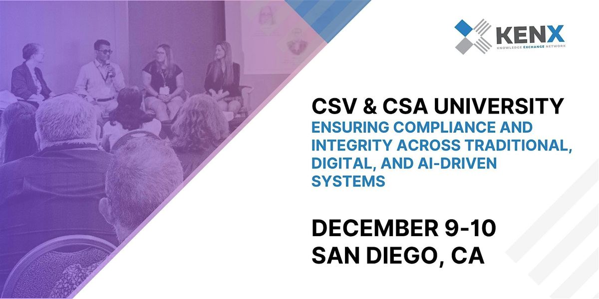 CSV & CSA University, 9 December | Event in San Diego | AllEvents