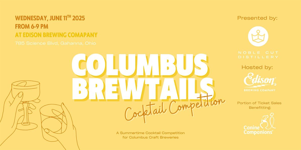 Columbus Brewtails Cocktail Competition 2025 | Event in Gahanna | AllEvents