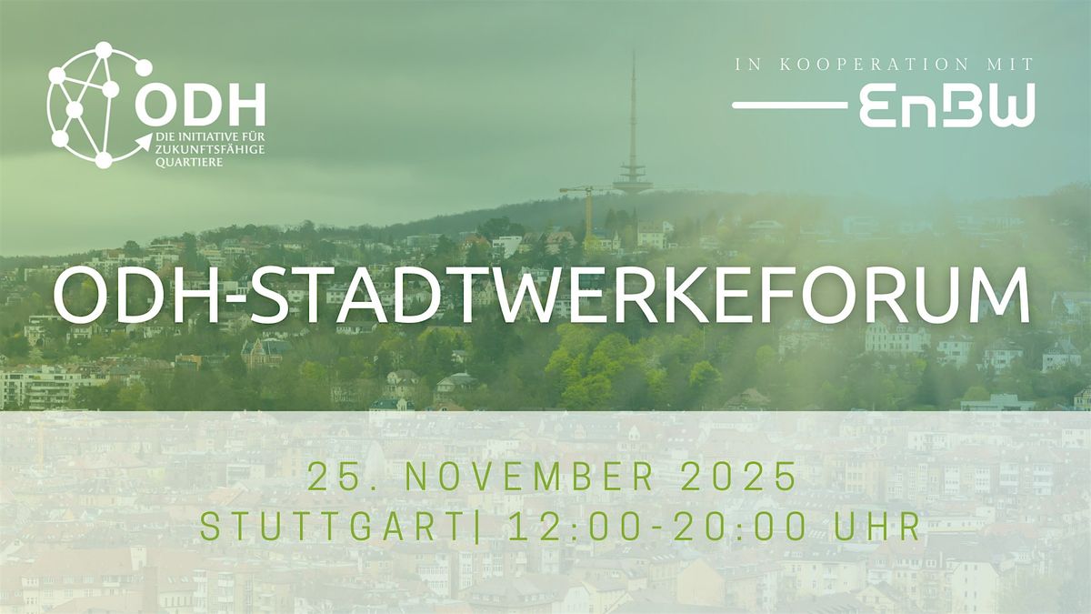 ODH-Stadtwerkeforum, 25 November | Event in Stuttgart | AllEvents