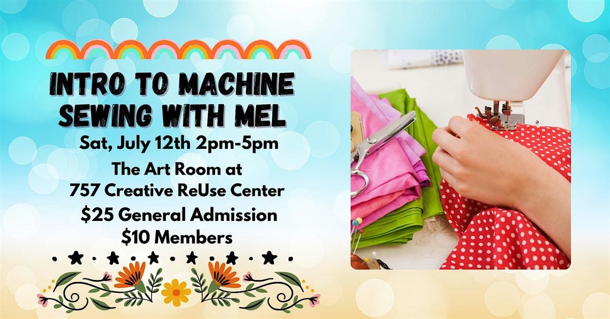 Intro to Machine Sewing with Mel, 12 July | Event in Norfolk | AllEvents