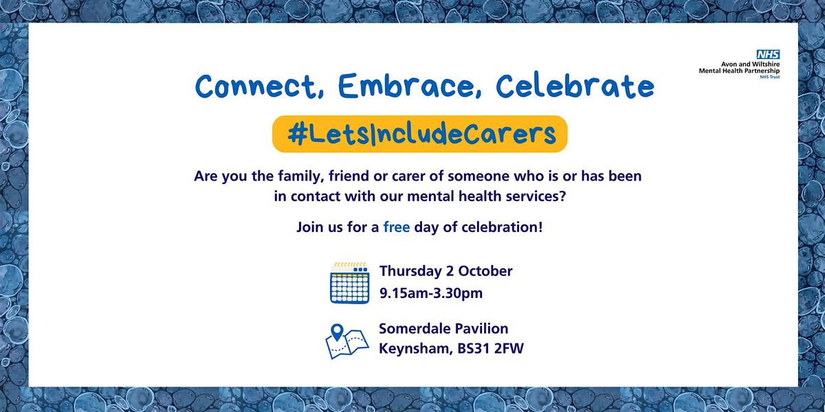 Avon & Wiltshire Mental Health Partnership (AWP) Carers Event, 2 October | Event in Keynsham | AllEvents