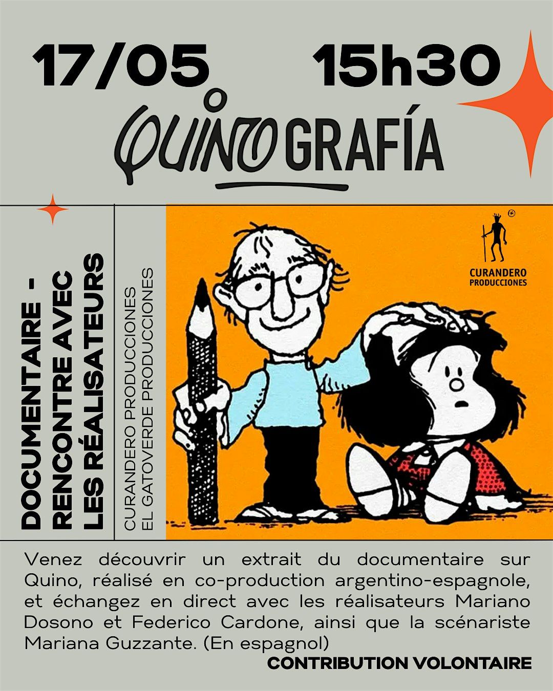 Quino, le documentaire: rencontre avec les réalisateurs., 17 May | Event in Montréal | AllEvents