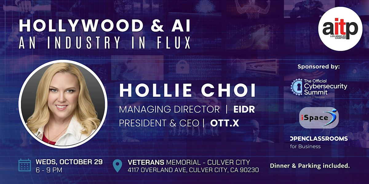 HOLLYWOOD & AI: An Industry In Flux, 29 October | Event in Culver City | AllEvents