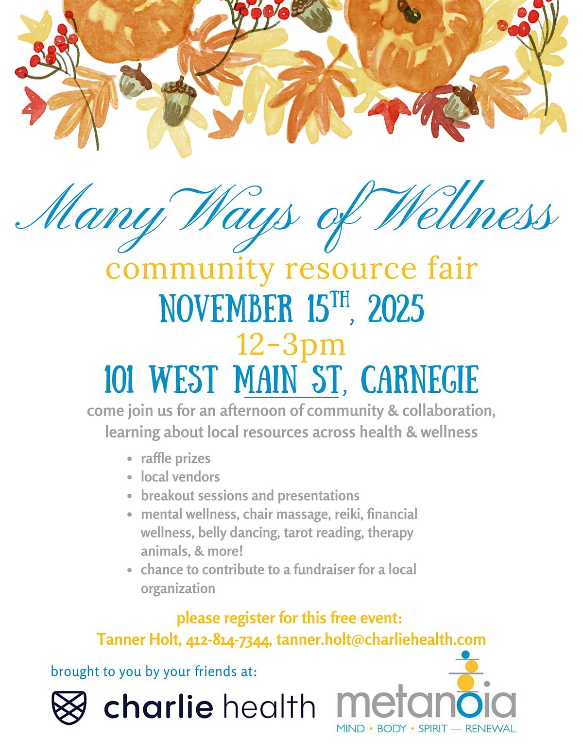 Many Ways of Wellness, 15 November | Event in Carnegie | AllEvents