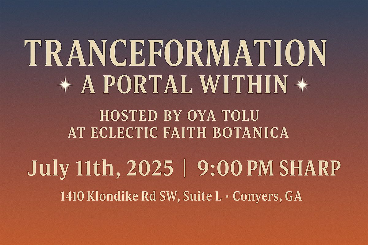 Tranceformation (A Portal Within), 11 July | Event in Conyers | AllEvents