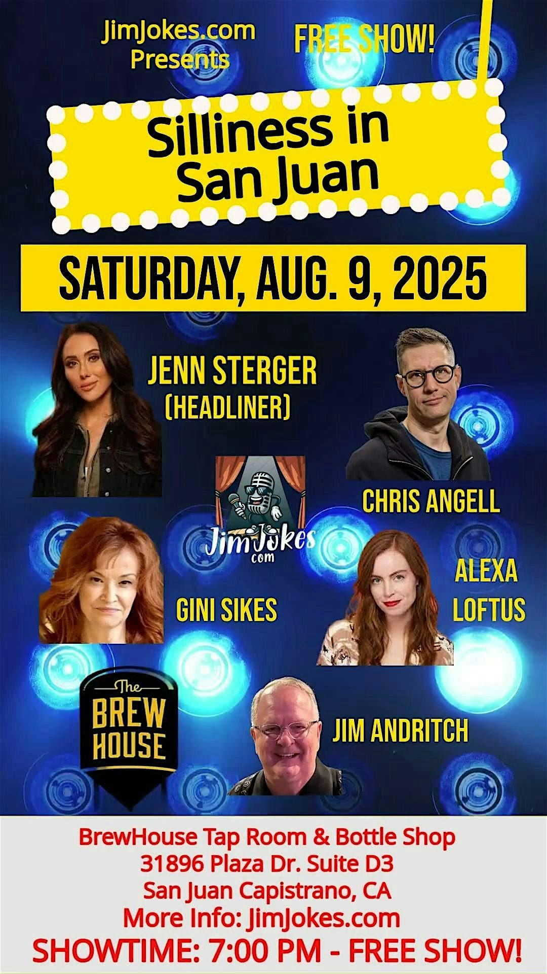Silliness In San Juan with Jenn Sterger (Free Comedy Show), 9 August | Event in San Juan Capistrano | AllEvents