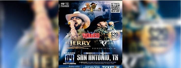 EL JERRY Y ROBERTO TAPIA, 4 October | Event in San Antonio | AllEvents
