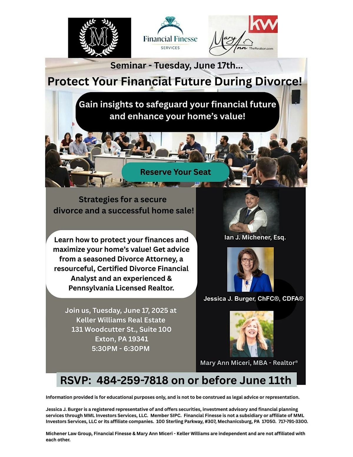 Protect Your Financial Future During Divorce! | Event in Exton | AllEvents