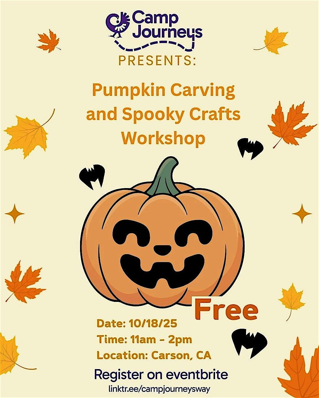 Pumpkin Carving and Spooky Crafts, 18 October | Event in Carson | AllEvents