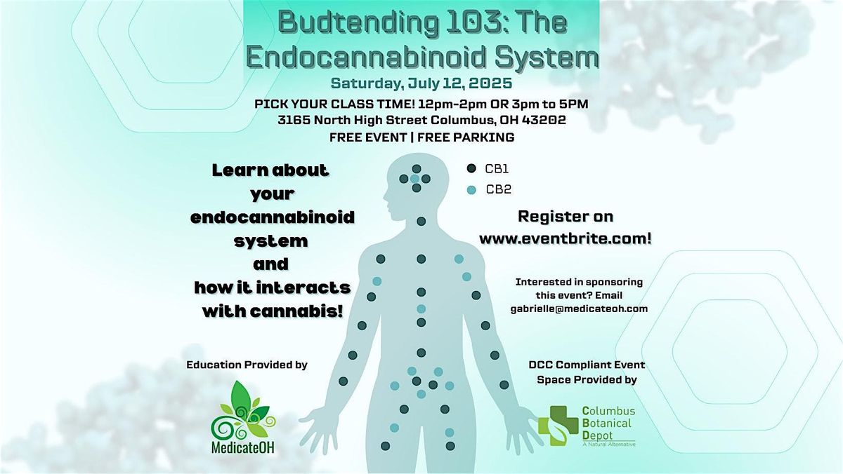 Budtending 103: The Endocannabinoid System, 12 July | Event in Columbus | AllEvents