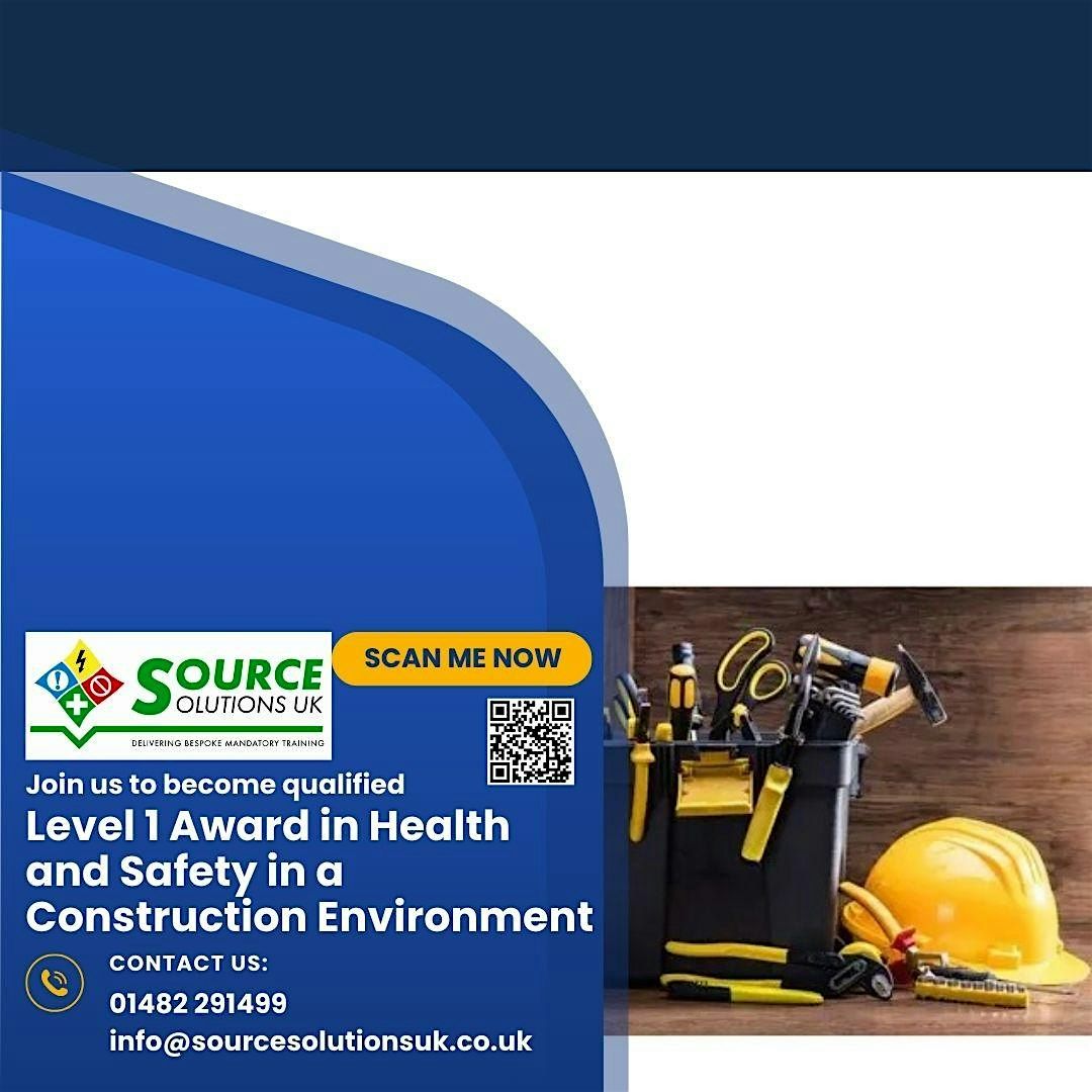 Level 1 H&S in Construction Environment  - inc CSCS test & Card - £264