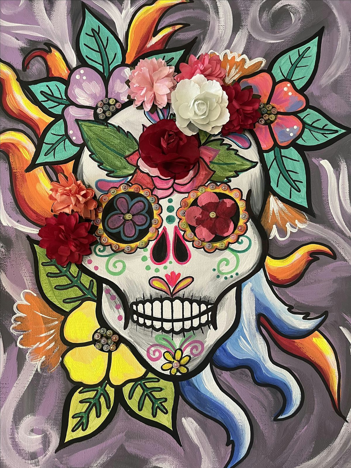 Ladies Paint Night_Osgoode Legion, Osgoode ON_SUGAR SKULL PAINTING | Event in Ottawa | AllEvents