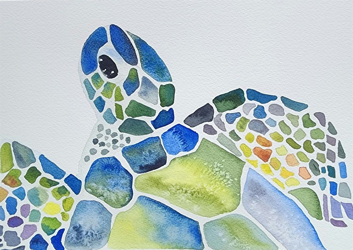 Watercolors for Beginners: Sea Turtle, 15 August | Event in Orlando | AllEvents