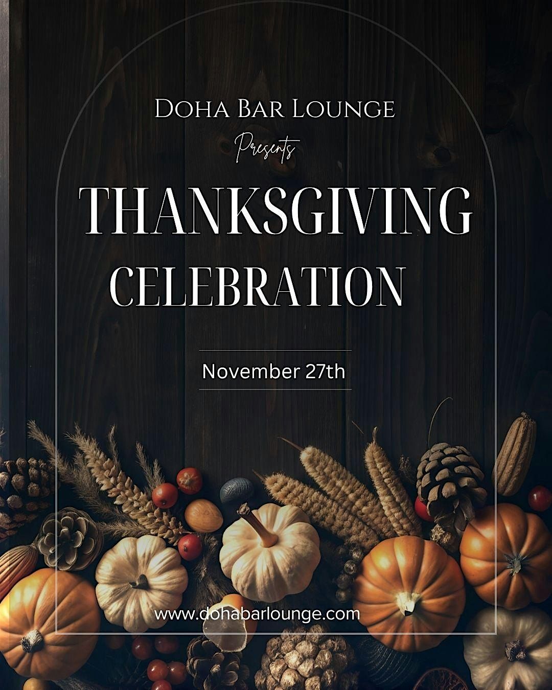 Eat, Drink, and Give Thanks at Doha Bar & Lounge, 27 November | Event in Queens | AllEvents