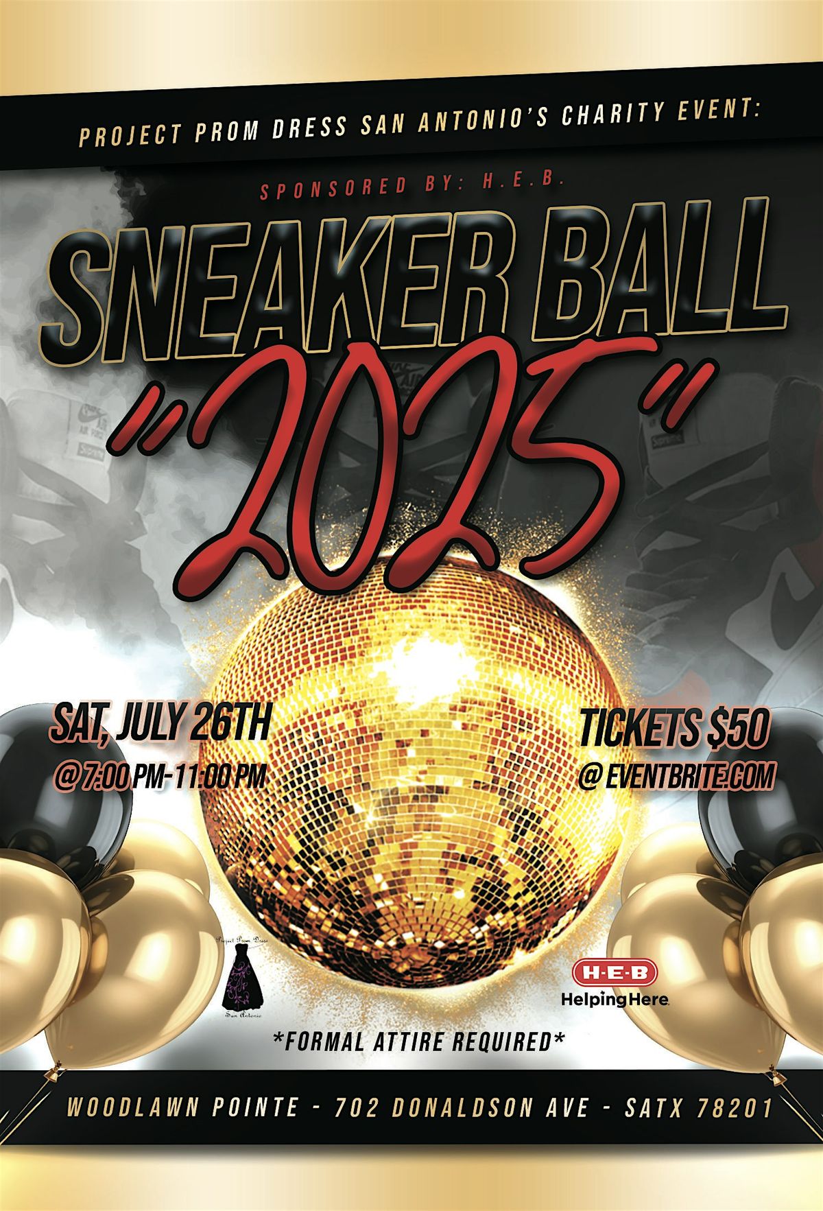 Sneaker Ball 2025, 26 July | Event in San Antonio | AllEvents