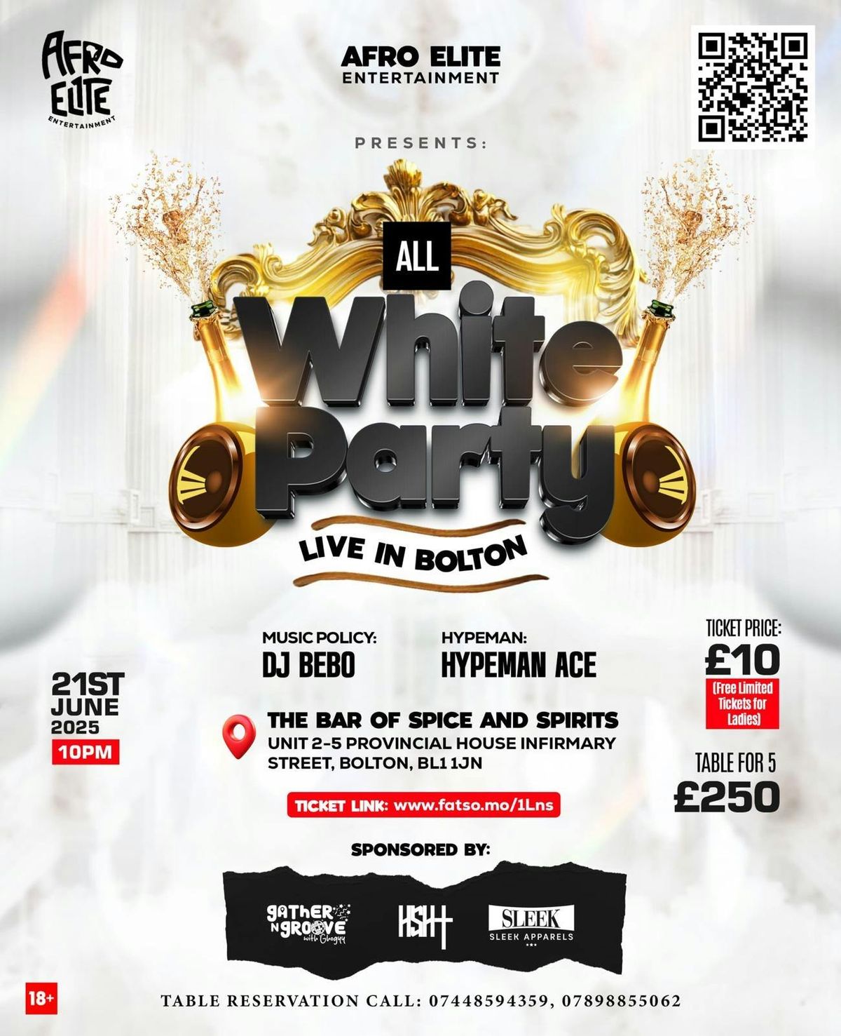ALL WHITE PARTY, 21 June | Event in Bolton | AllEvents
