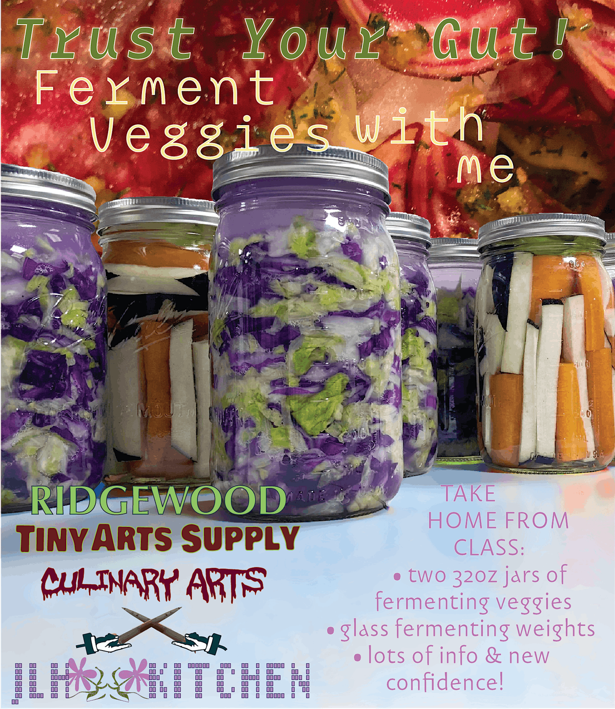 Trust Your Gut! - - Ferment Veggies - Fermentation Class, 18 September | Event in Queens | AllEvents