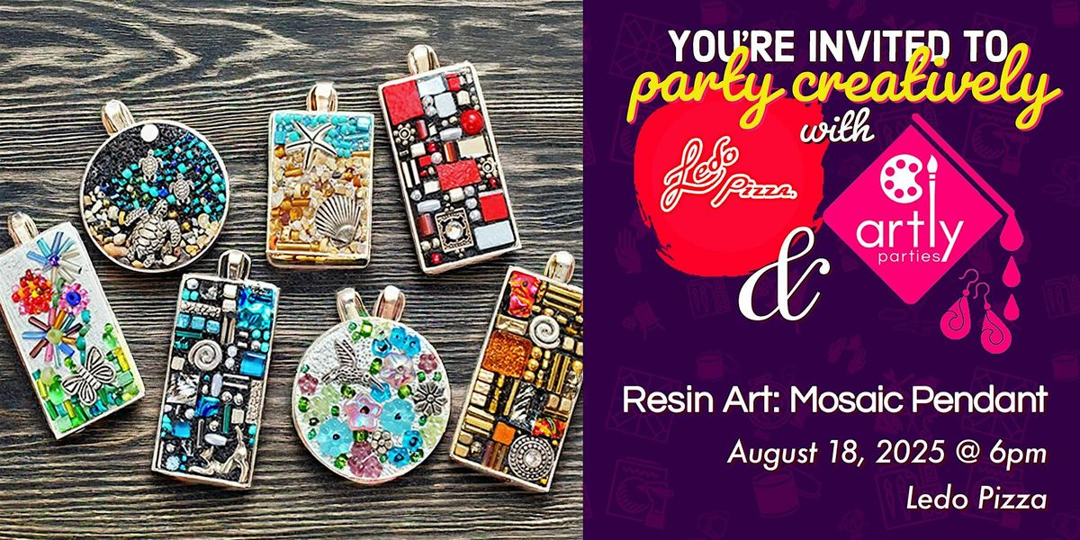 Resin Art: Mosaic Pendant | Event in Lynchburg | AllEvents