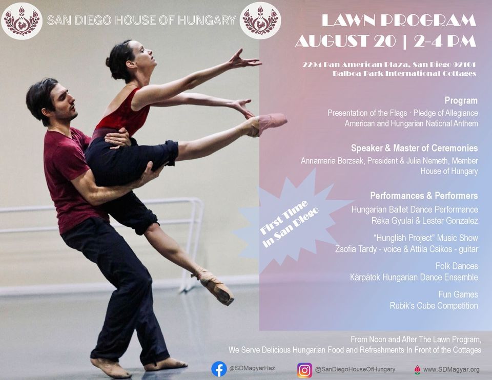 House of Hungary Lawn Program, House of Pacific Relations International Cottages, Inc., San