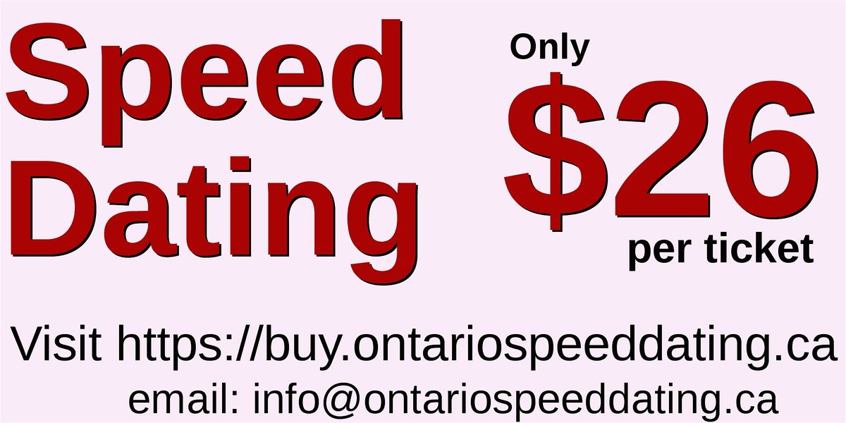 Speed Dating At Mustangs Grill For Ages 30-50., 29 May | Event in Stoney Creek | AllEvents