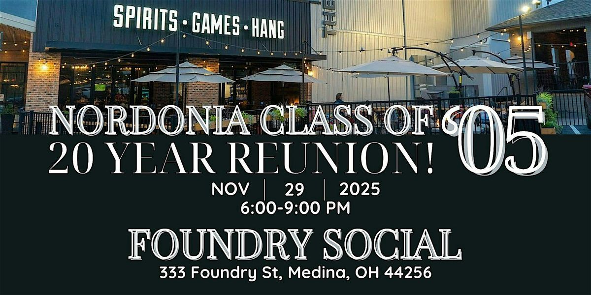 Nordonia High School Class of 2005 — 20-Year Reunion! | Event in Medina | AllEvents