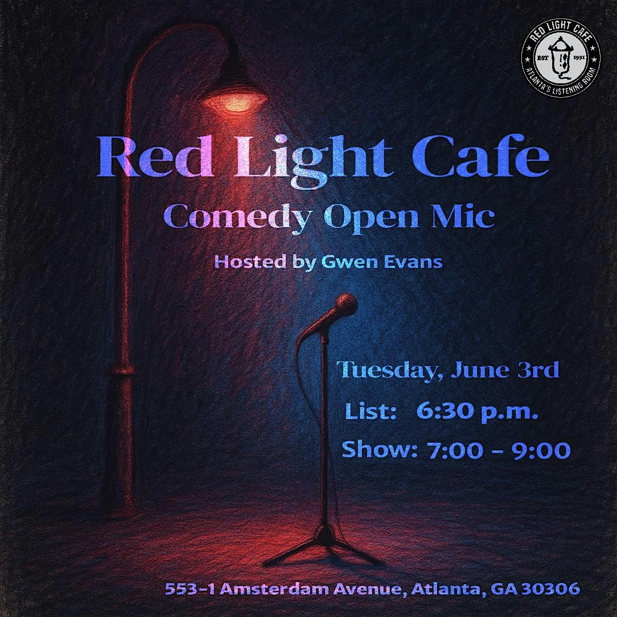 RLC Comedy Open Mic - Hosted by Gwen Evans, 3 June | Event in Atlanta | AllEvents