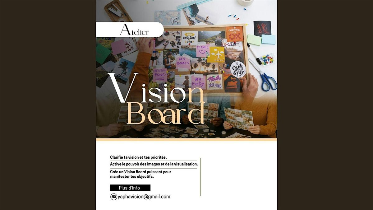 Atelier Vision Board 2026 – Crée ta nouvelle année avec clarté et intention, 20 December | Event in Paris
