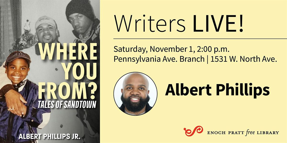 Albert Phillips: "Where You From?", 1 November | Event in Baltimore | AllEvents