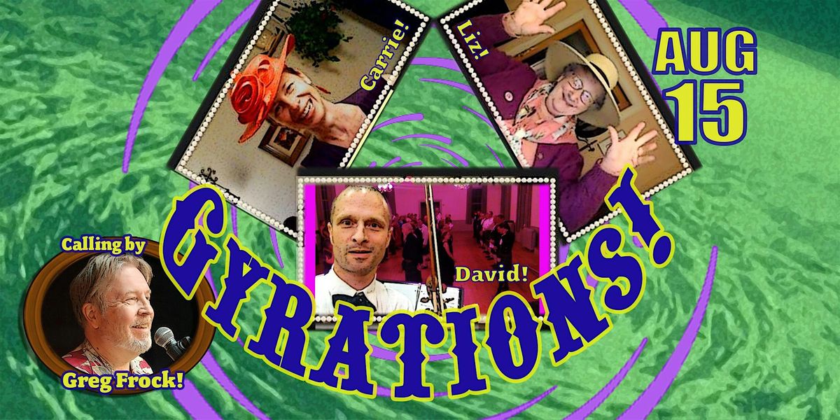 Contra Dance with Greg Frock calling to Gyrations!, 15 August | Event in Glen Echo | AllEvents