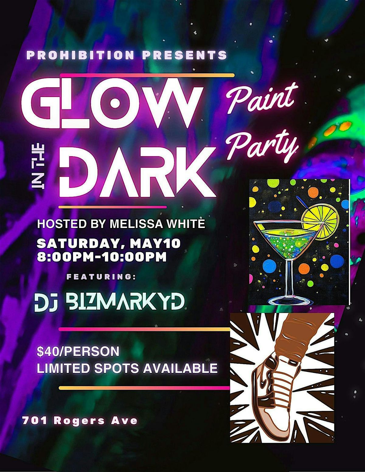 Glow in the Dark Paint Party, 10 May | Event in Fort Smith | AllEvents
