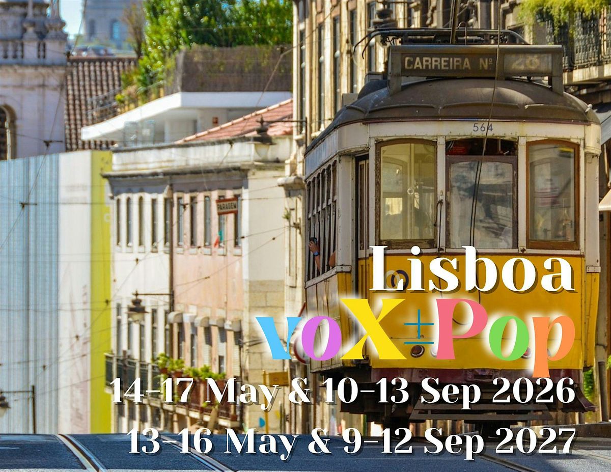 LISBOA voX+-Pop May 2026, 14 May | Event in Lisboa | AllEvents